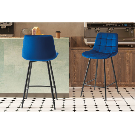 GOLDEN-Tabouret de bar (lot de 2)
