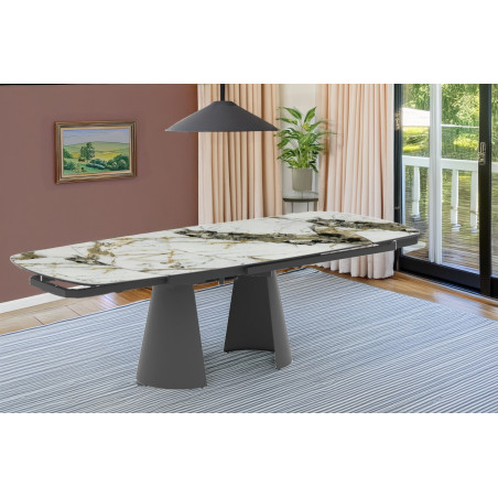 ALICE - Table de séjour - PIED LUNE