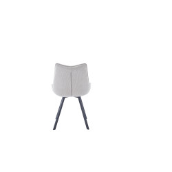 TOKYO-Chaise de séjour pivotante Beige (lot de 2) Couleur:Beige 2