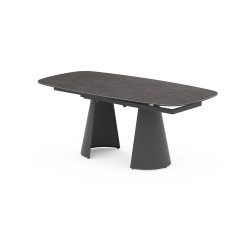 BUNBURY - Table de séjour - PIED LUNE