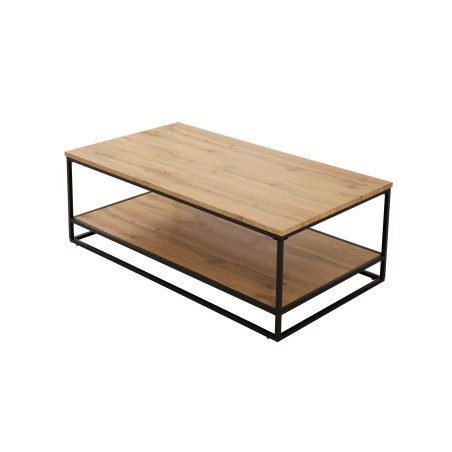 FACTORY - Table basse rectangulaire 2 plateaux