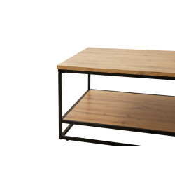 FACTORY - Table basse rectangulaire 2 plateaux 2