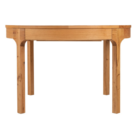 RONDE - Table de séjour ronde avec allonge 120/180