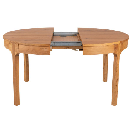 RONDE - Table de séjour ronde avec allonge 120/180