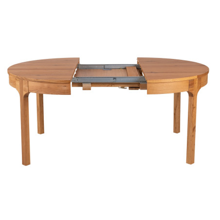 RONDE - Table de séjour ronde avec allonge 120/180
