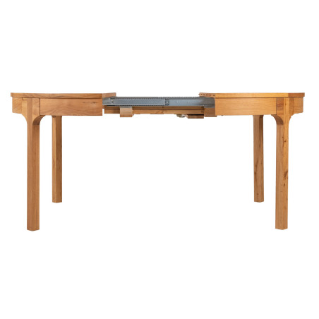 RONDE - Table de séjour ronde avec allonge 120/180