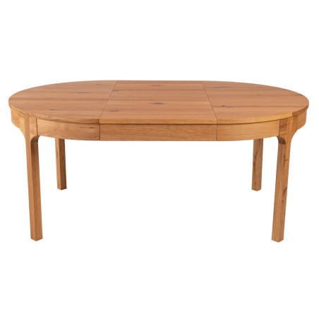 RONDE - Table de séjour ronde avec allonge 120/180