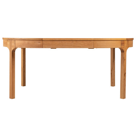 RONDE - Table de séjour ronde avec allonge 120/180