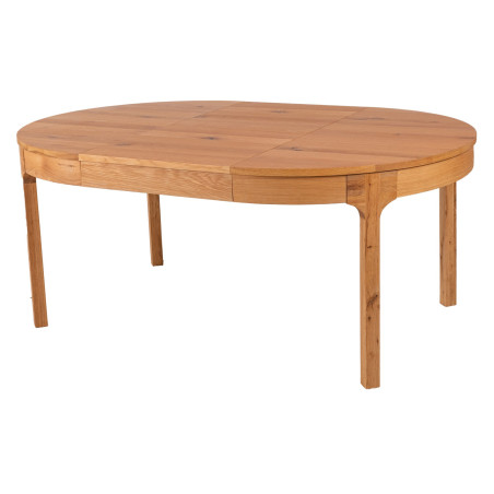 RONDE - Table de séjour ronde avec allonge 120/180