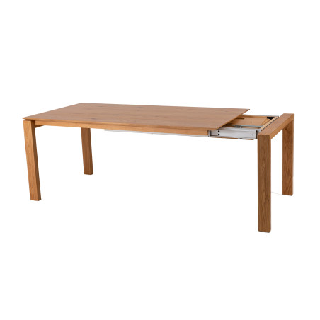 VERBIER - Table de séjour rectangulaire 1 allonge de 50 180/230