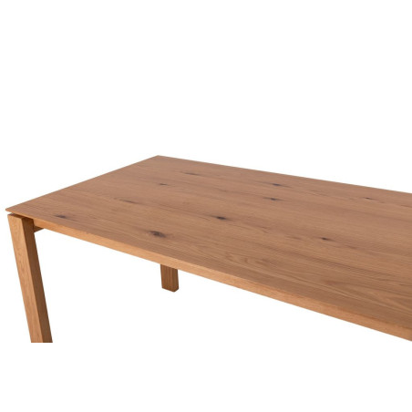 VERBIER - Table de séjour rectangulaire 1 allonge de 50 180/230