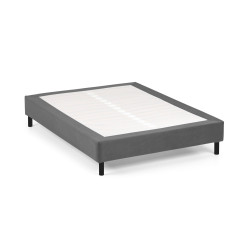 CONFORT - SOMMIER TAPISSIER  2 X 17 LATTES EN BOIS DE BOULEAU  HAUTEUR 20 CM 90 X 190 CM