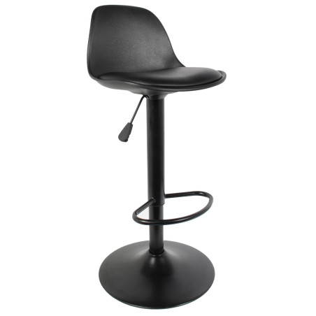 ISAK-Tabouret de bar Noir (lot de 2)