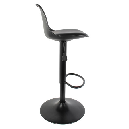 ISAK-Tabouret de bar Noir (lot de 2)