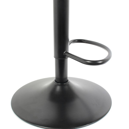 ISAK-Tabouret de bar Noir (lot de 2)