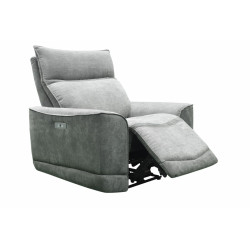 LOS ANGELES - FAUTEUIL RELAXATION ÉLECTRIQUE GRIS 2