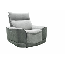 LOS ANGELES - FAUTEUIL RELAXATION ÉLECTRIQUE GRIS