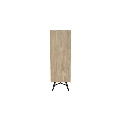 HECTOR - Buffet haut 2 portes coulissantes 2 tiroirs 2 tablettes
