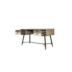 HECTOR - Bureau 4 tiroirs 2