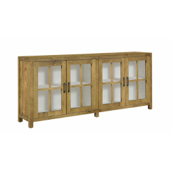 SYDNEY - Buffet 4 portes verre