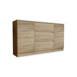 SHINE -MEUBLE BAS 2 PORTES 3 TIROIRS