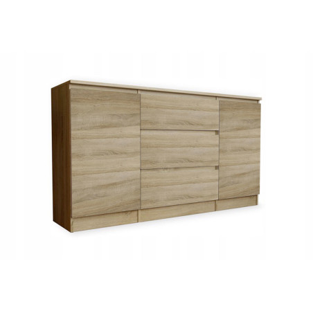SHINE -MEUBLE BAS 2 PORTES 3 TIROIRS