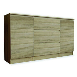 SHINE -MEUBLE BAS 2 PORTES 3 TIROIRS 2