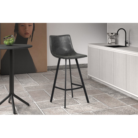OZAN-Tabouret de bar (lot de 2)