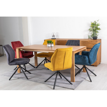VERBIER - Table de séjour rectangulaire 1 allonge de 50 180/230
