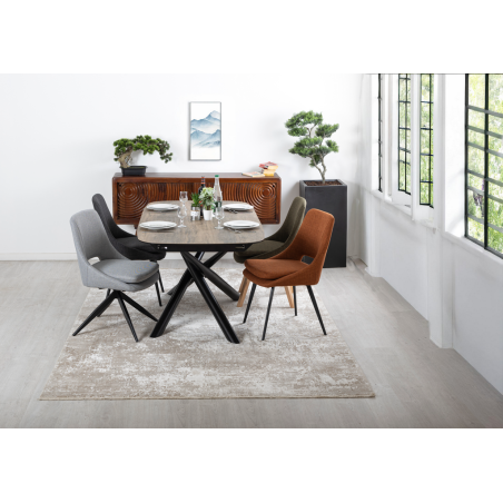 CALCUTTA - Chaises de séjour (lot de 2)