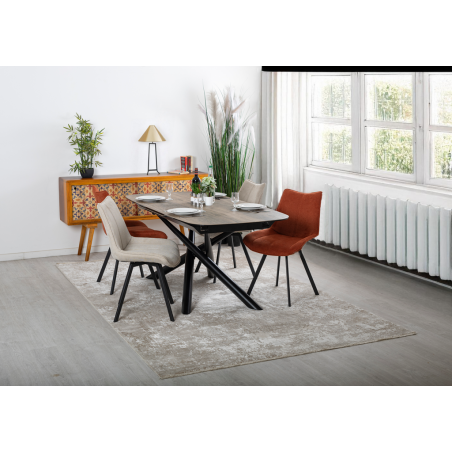 TOKYO-Chaise de séjour pivotante (lot de 2)