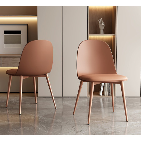 RAISA-Chaise de séjour (lot de 2)