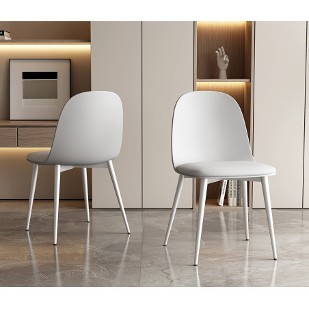 RAISA-Chaise de séjour (lot de 2)