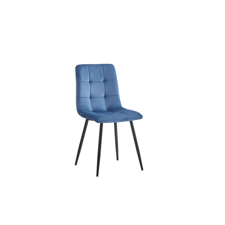 WASHINGTON-Chaise de séjour Vert bouteille (lot de 4) Couleur:Bleu pétrole