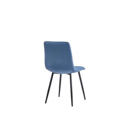 WASHINGTON-Chaise de séjour Vert bouteille (lot de 4) Couleur:Bleu pétrole