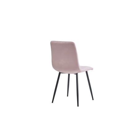 WASHINGTON-Chaise de séjour Vert bouteille (lot de 4) Couleur:Vieux rose