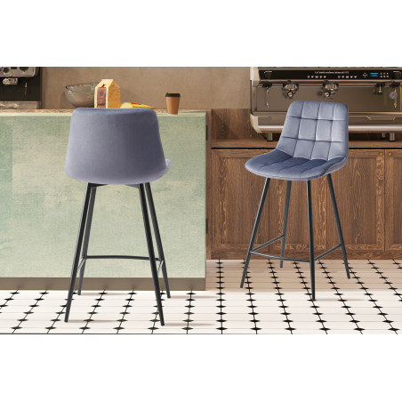 GOLDEN-Tabouret de bar (lot de 2)