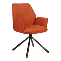 VANCOUVER-Fauteuil de séjour pivotant (lot de 2)