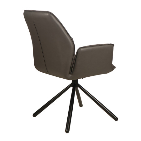 VANCOUVER-Fauteuil de séjour pivotant (lot de 2)