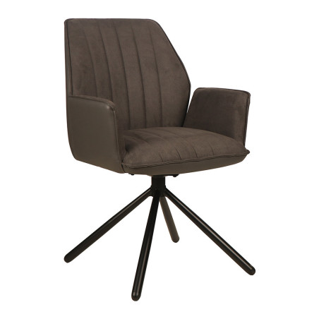 VANCOUVER-Fauteuil de séjour pivotant (lot de 2)