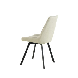 EASTON-Chaise de séjour pivotante (lot de 4) 2