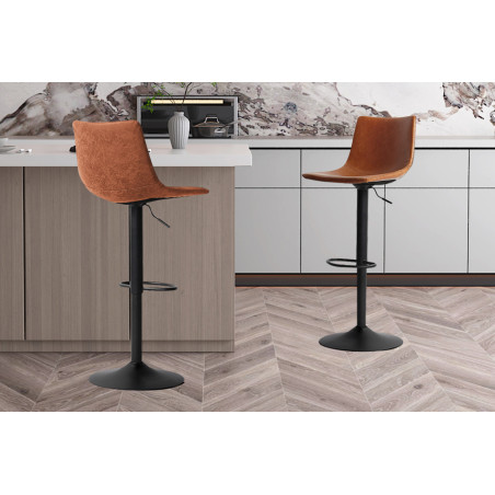 ELLERY-Tabouret de bar (lot de 2)